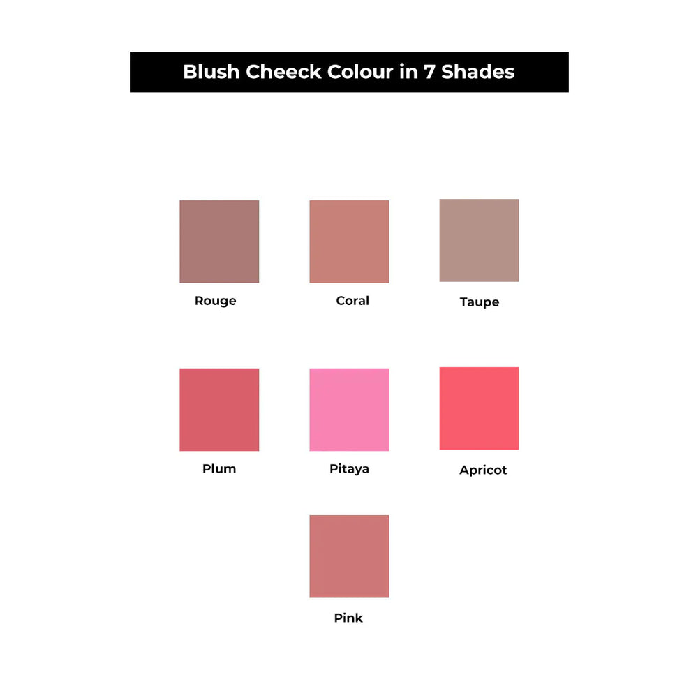 LAMEL Blush cheek colour №407 Apricot 4pc Set + 1 Full Size Product Worth 25% Value Free