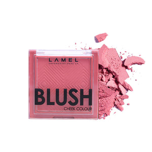 LAMEL Blush cheek colour №408 Plum 4pc Set + 1 Full Size Product Worth 25% Value Free