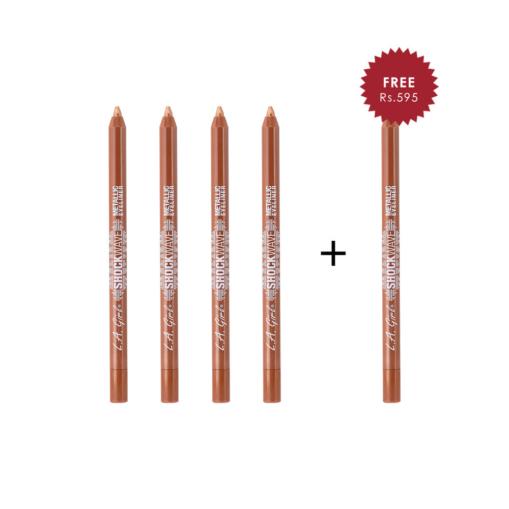 Shockwave Metallic Eye Liner - Penny 4pc Set + 1 Full Size Product Worth 25% Value Free