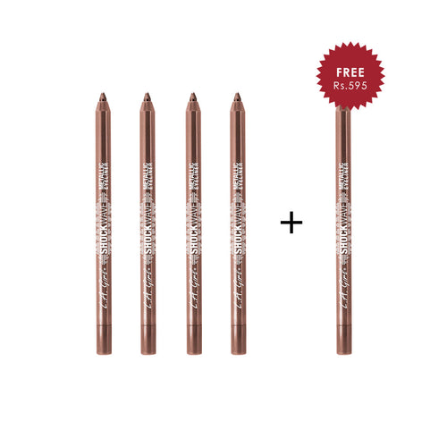 Shockwave Metallic Eye Liner - Brown Sugar 4pc Set + 1 Full Size Product Worth 25% Value Free