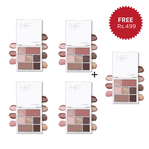 Lamel Selflove Eyeshadow Palette №402 4pc Set + 1 Full Size Product Worth 25% Value Free