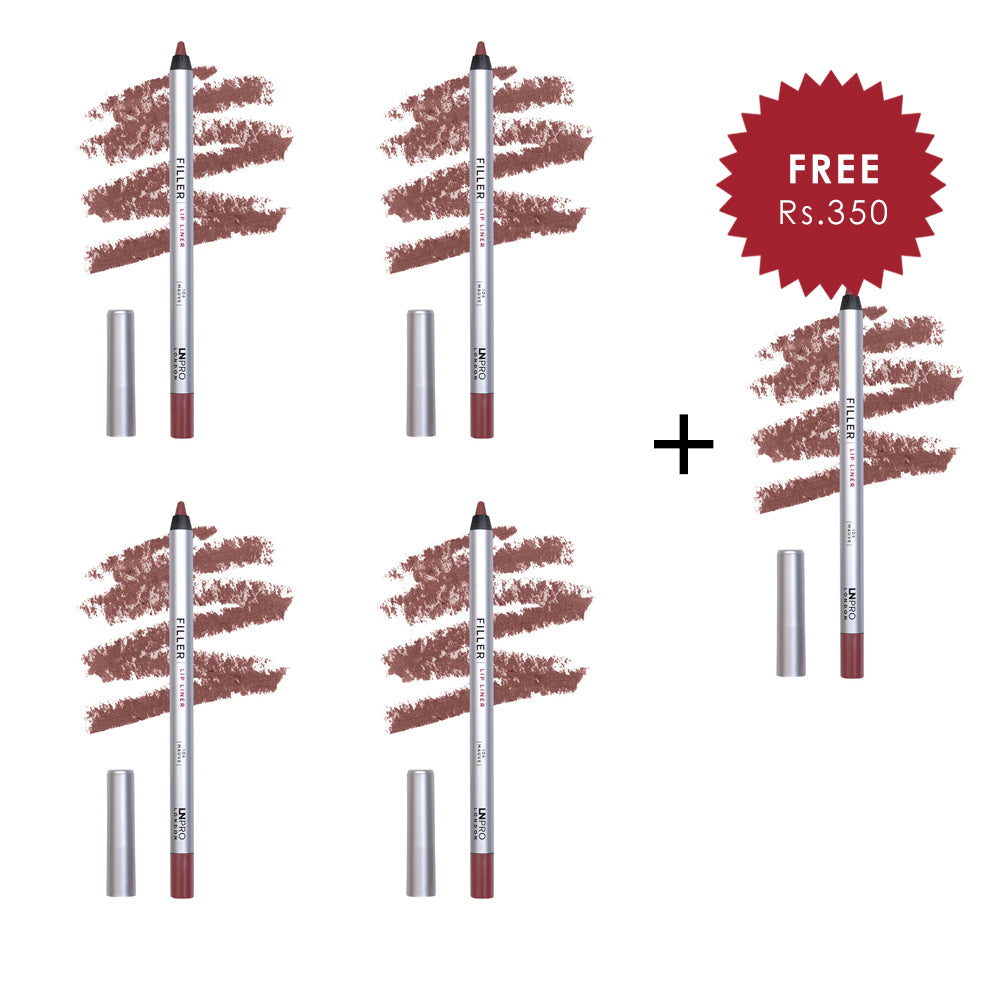 L.N Pro Filler Lip Liner № 106 4pc Set + 1 Full Size Product Worth 25% Value Free