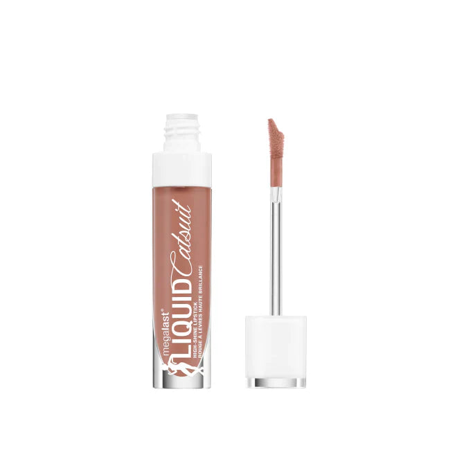 Wet N Wild Megalast Liquid Catsuit Hi-Shine Lipstick - Chic Got Real 4pc Set + 1 Full Size Product Worth 25% Value Free