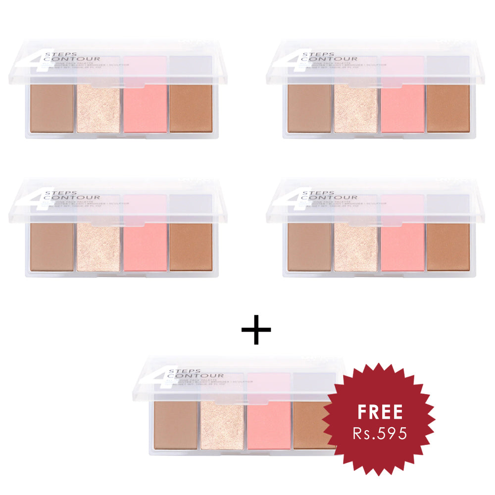 LN Pro 4 Steps Contour Neutral-Warm-102 4pc Set + 1 Full Size Product Worth 25% Value Free