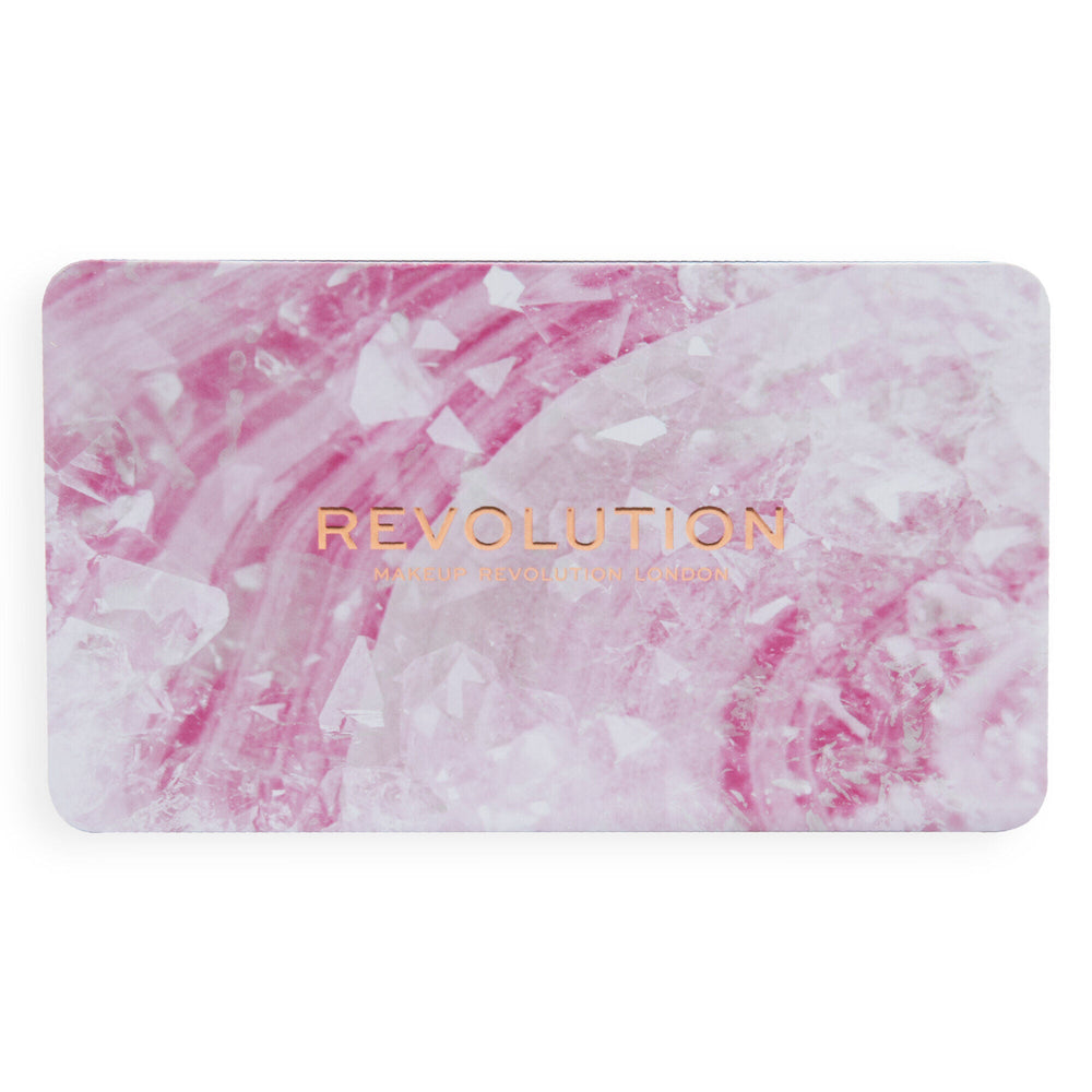 Makeup Revolution Crystal Aura Forever Flawless Shadow Palette Rose Quartz 4pc Set + 1 Full Size Product Worth 25% Value Free