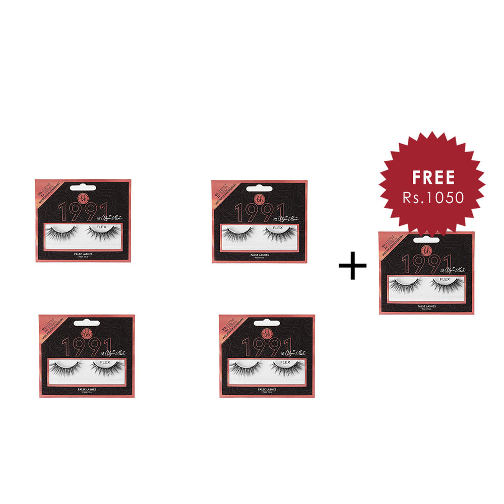 1991 by Alycia Marie False Lashes: FLEX 4pc Set + 1 Full Size Product Worth 25% Value Free