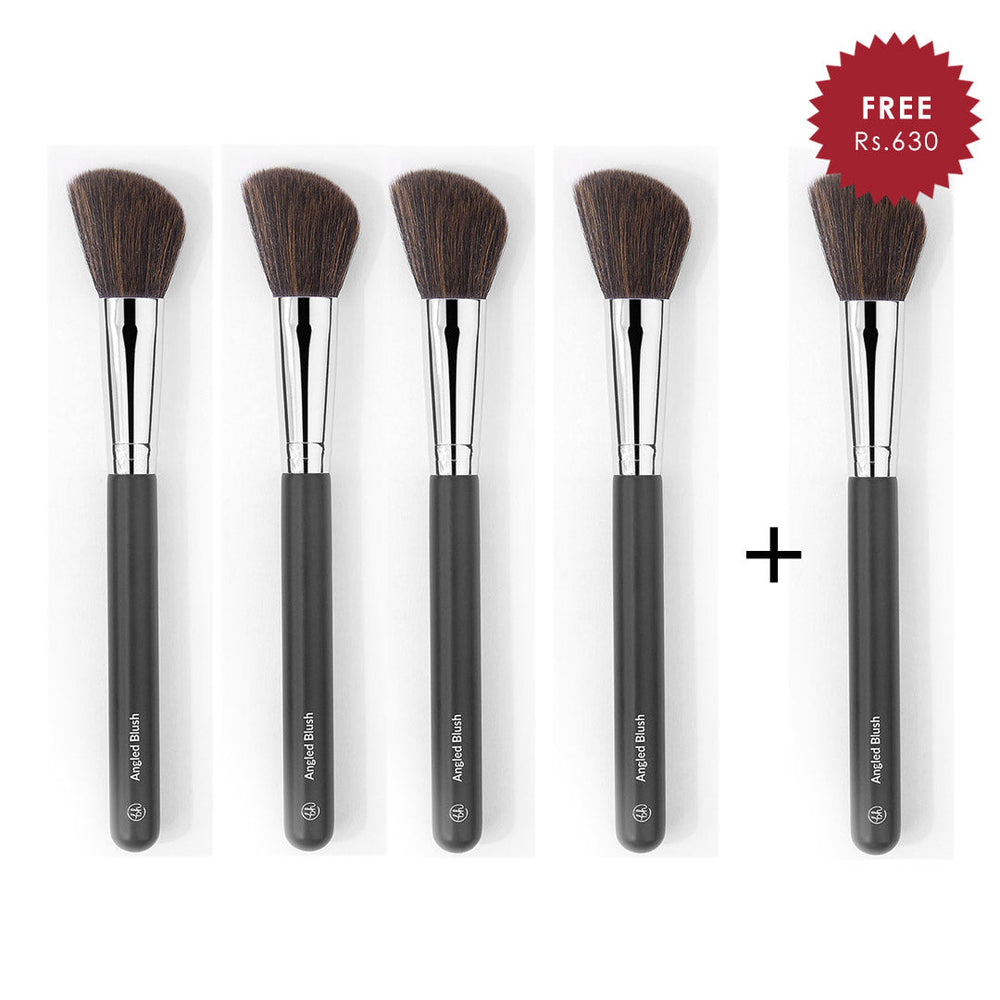 bh Angled Blush Brush 4pc Set + 1 Full Size Product Worth 25% Value Free