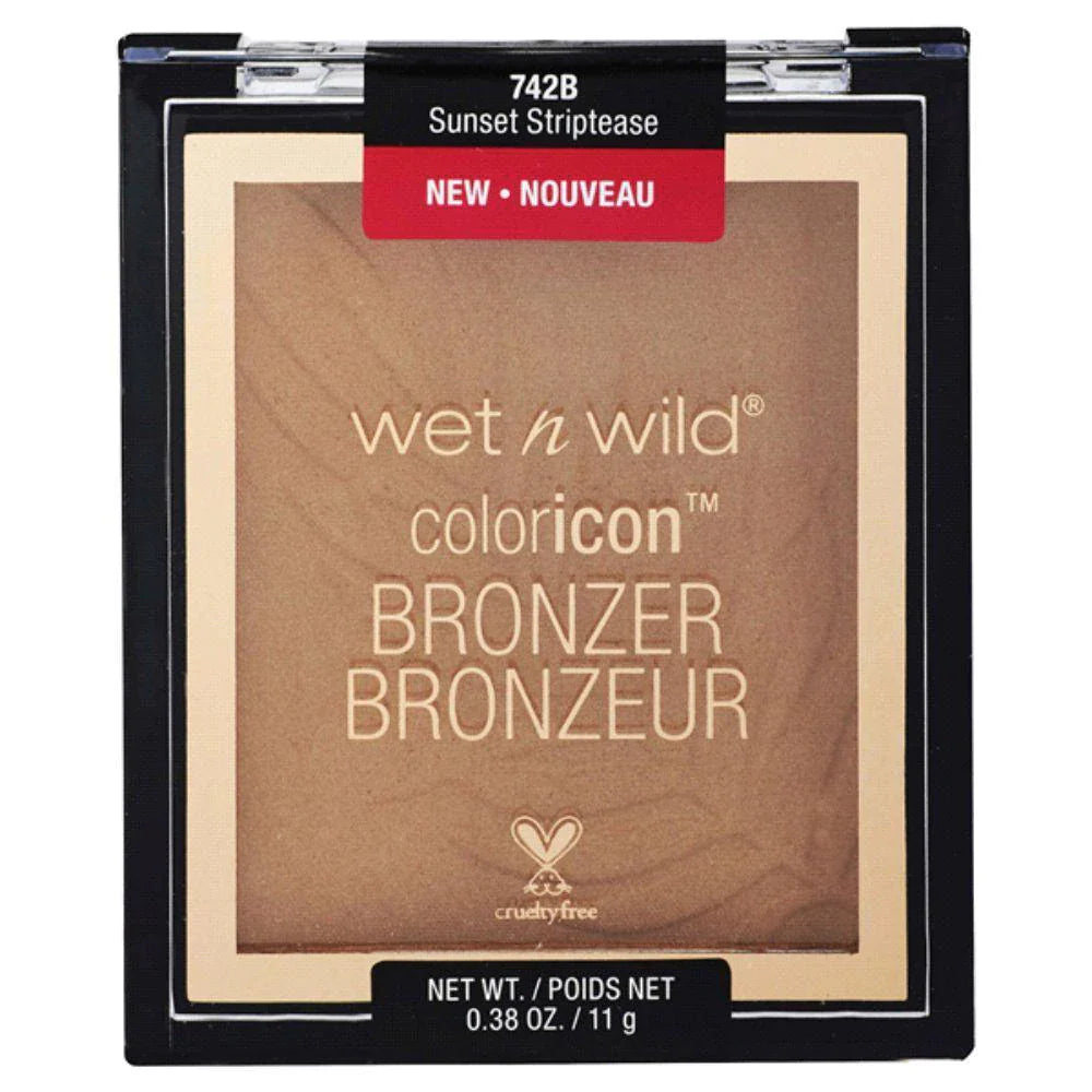 Wet N Wild Color Icon Bronzer - Sunset Striptease 4pc Set + 1 Full Size Product Worth 25% Value Free