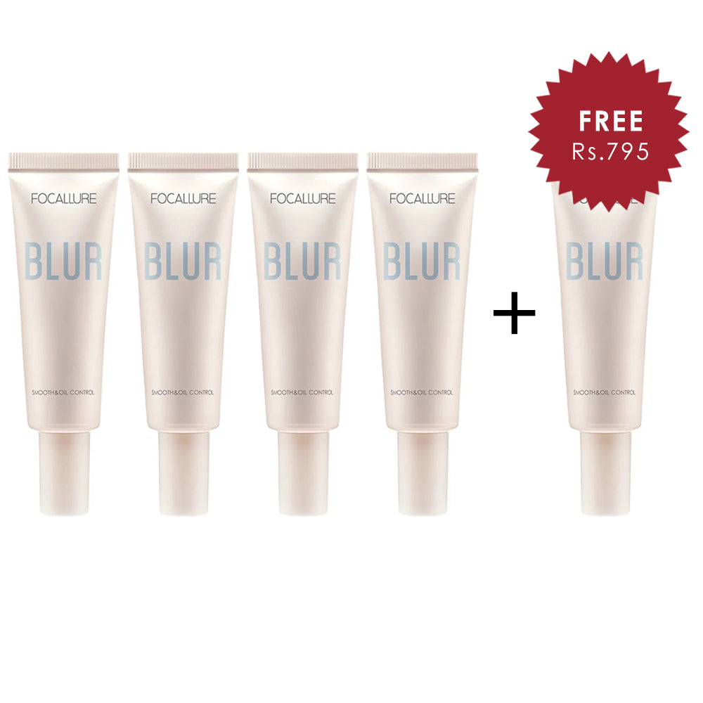 Focallure Blurmax Pore-Minimize Primer 4pc Set + 1 Full Size Product Worth 25% Value Free