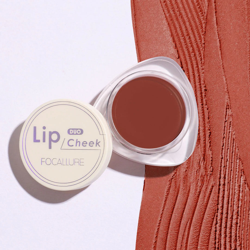 Focallure Creamy Lip & Cheek Duo-D06 4pc Set + 1 Full Size Product Worth 25% Value Free