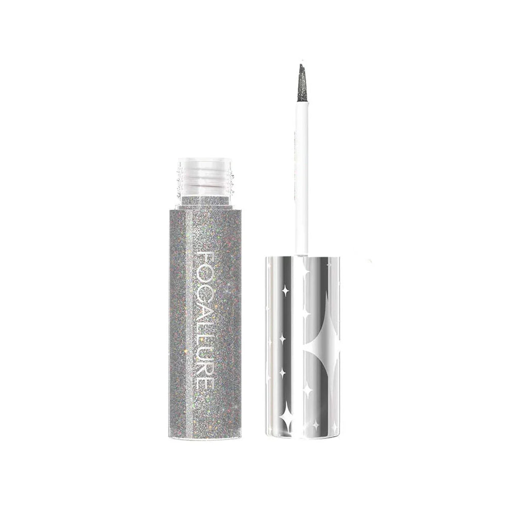 Focallure Unearthing Mars Glitter Eyeliner #SV01 Super Nova 4pc Set + 1 Full Size Product Worth 25% Value Free