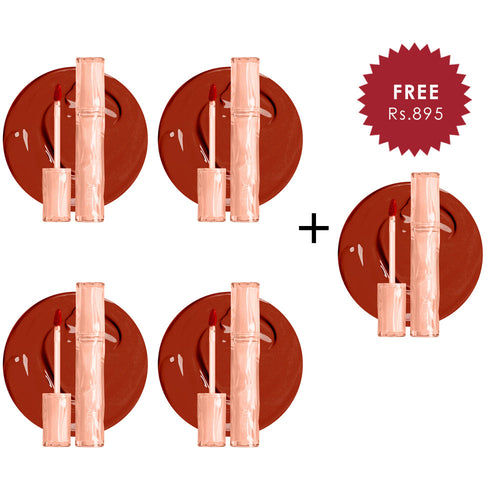 Focallure Color Lasting Lip Tint-#BB01 4pc Set + 1 Full Size Product Worth 25% Value Free