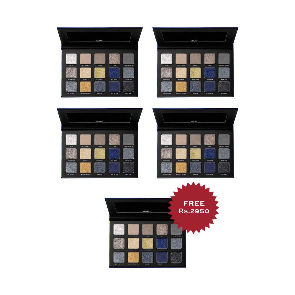 Milani Gilded Coast Palette - 130 Gilded Coast 4pc Set + 1 Full Size Product Worth 25% Value Free