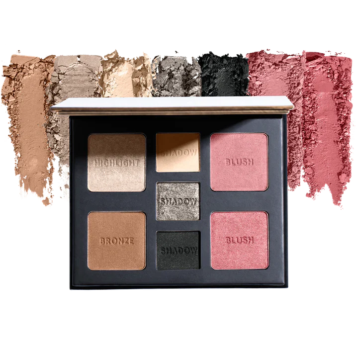 Milani All Inclusive Eye, Cheek & Face Palette - Smokey 4pc Set + 1 Full Size Product Worth 25% Value Free