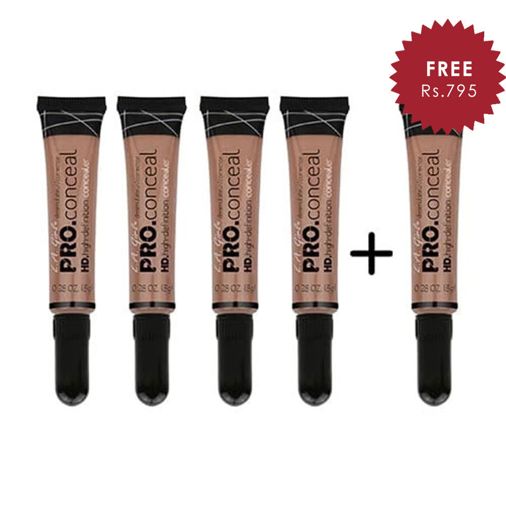 L.A. Girl Pro Conceal HD- Beautiful Bronze 4pc Set + 1 Full Size Product Worth 25% Value Free