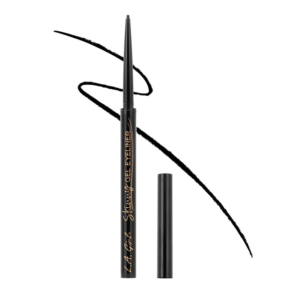 L.A Girl Skiny Gel Liner - Silky Black 4pc Set + 1 Full Size Product Worth 25% Value Free