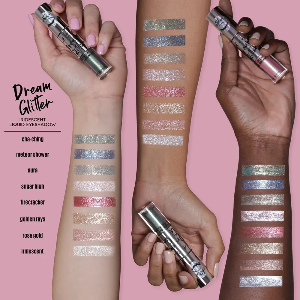 L.A Girl Dream Glitter Liquid Eyeshadow - Cha-Ching 4pc Set + 1 Full Size Product Worth 25% Value Free