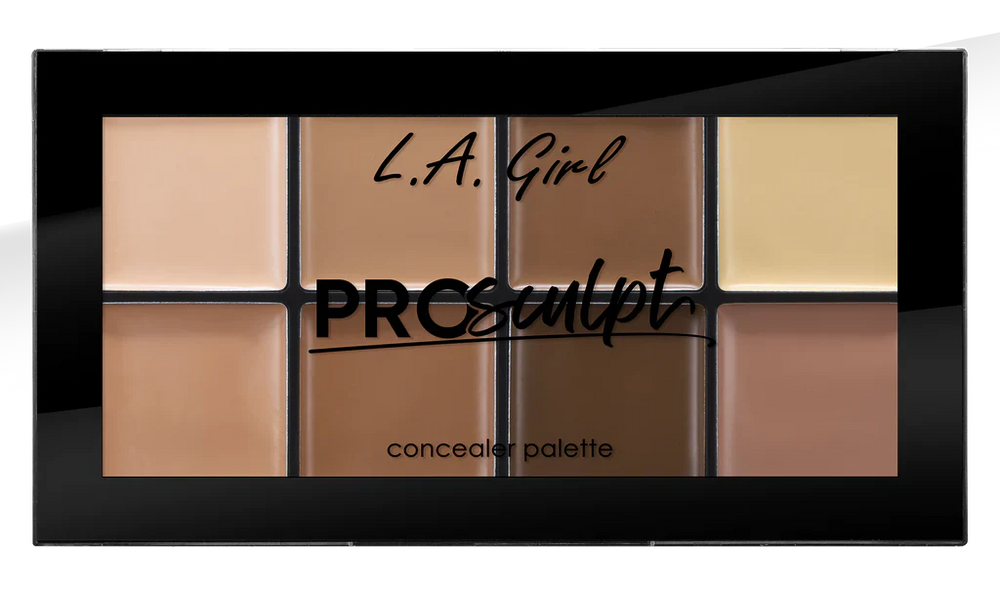 L.A. Girl Pro Sculpt Concealer Palette Medium 4pc Set + 1 Full Size Product Worth 25% Value Free