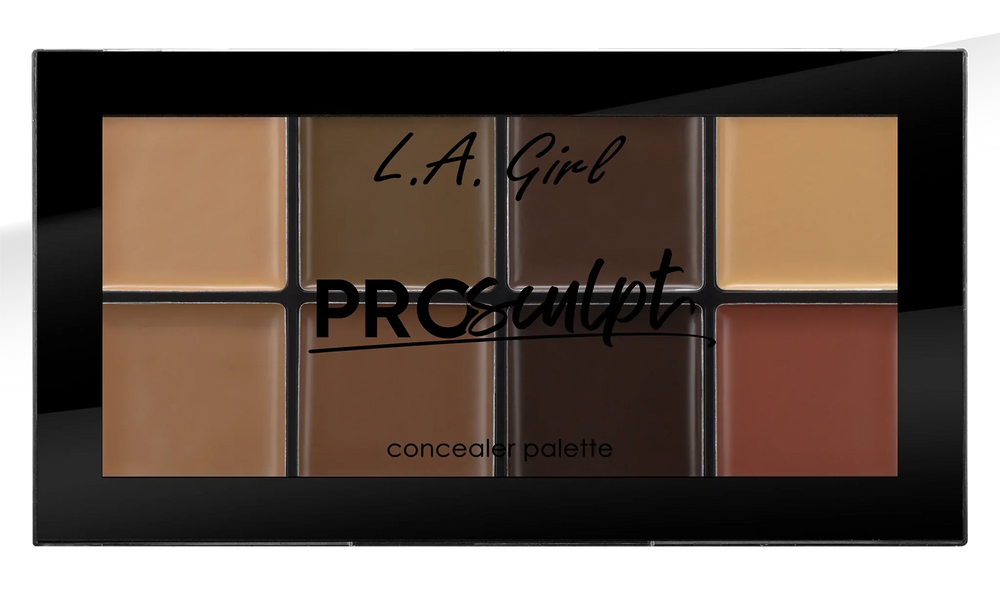 L.A. Girl Pro Sculpt Concealer Palette Deep 4pc Set + 1 Full Size Product Worth 25% Value Free