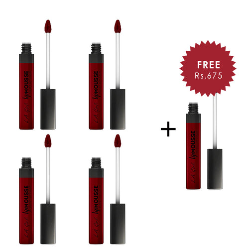 L.A Girl Lip Mousse- Slay 4pc Set + 1 Full Size Product Worth 25% Value Free