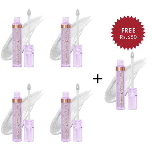 L.A. Girl Lumilicious Luminous Lip Gloss Glow-Up 4pc Set + 1 Full Size Product Worth 25% Value Free