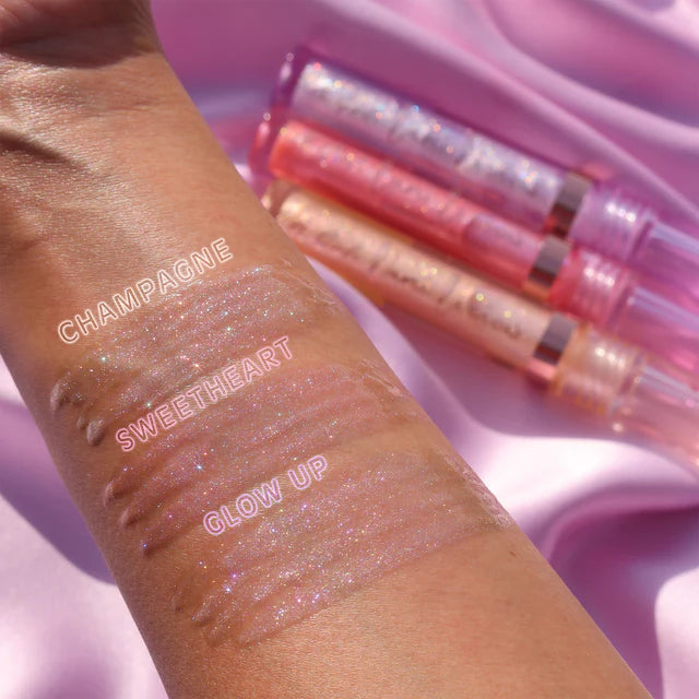 L.A. Girl Lumilicious Luminous Lip Gloss Champagne 4pc Set + 1 Full Size Product Worth 25% Value Free