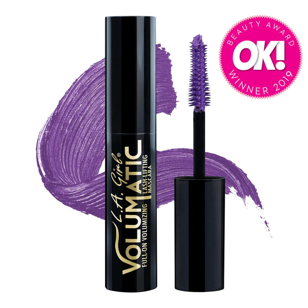 L.A Girl Volumatic Mascara - Purple 4pc Set + 1 Full Size Product Worth 25% Value Free