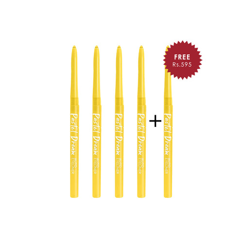 L.A Girl Pastel Dream Auto Eyeliner - Sunshine 4pc Set + 1 Full Size Product Worth 25% Value Free