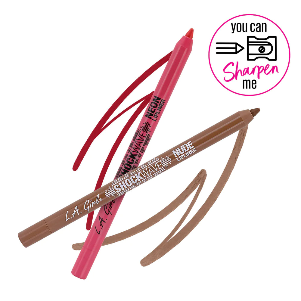 L.A. Girl Shockwave Nude Lip Liner-Sand Storm 4Pc Set + 1 Full Size Product Worth 25% Value Free