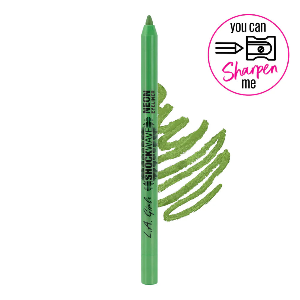 L.A. Girl Shockwave Neon Eye Liner - Gotcha 4pc Set + 1 Full Size Product Worth 25% Value Free