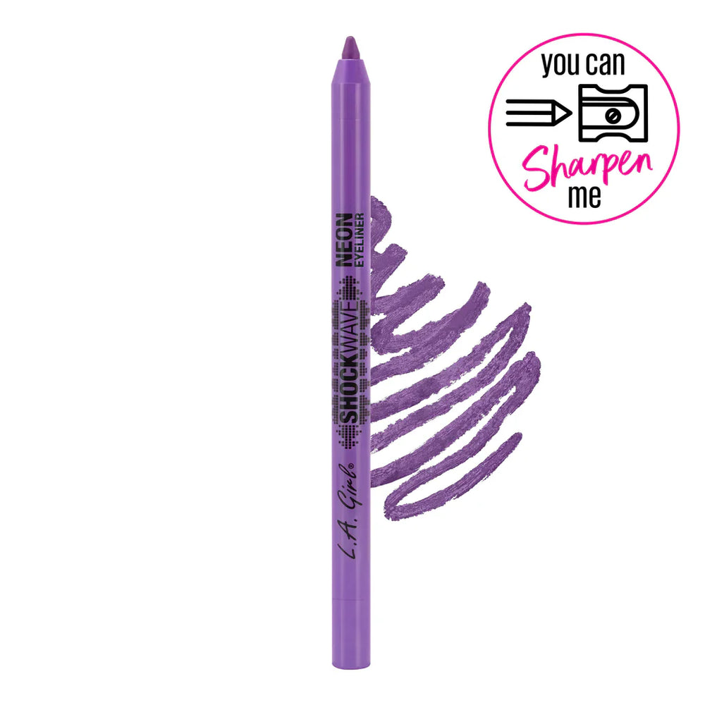 L.A. Girl Shockwave Neon Eye Liner - Vivid 4pc Set + 1 Full Size Product Worth 25% Value Free