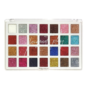 Pigment Play Max Effects Glitter Palette - One Love 4pc Set + 1 Full Size Product Worth 25% Value Free