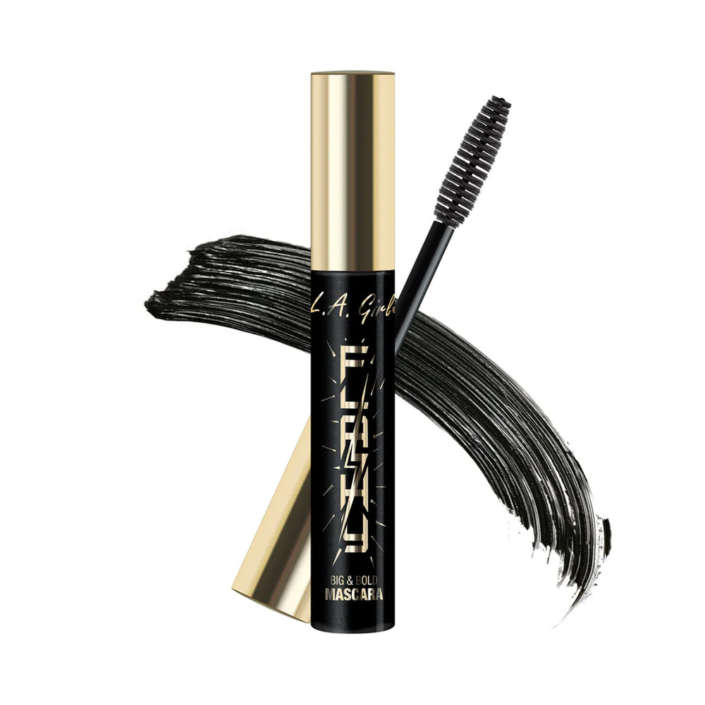 L.A. Girl  Flashy Mascara- Jet Black 4Pc Set + 1 Full Size Product Worth 25% Value Free