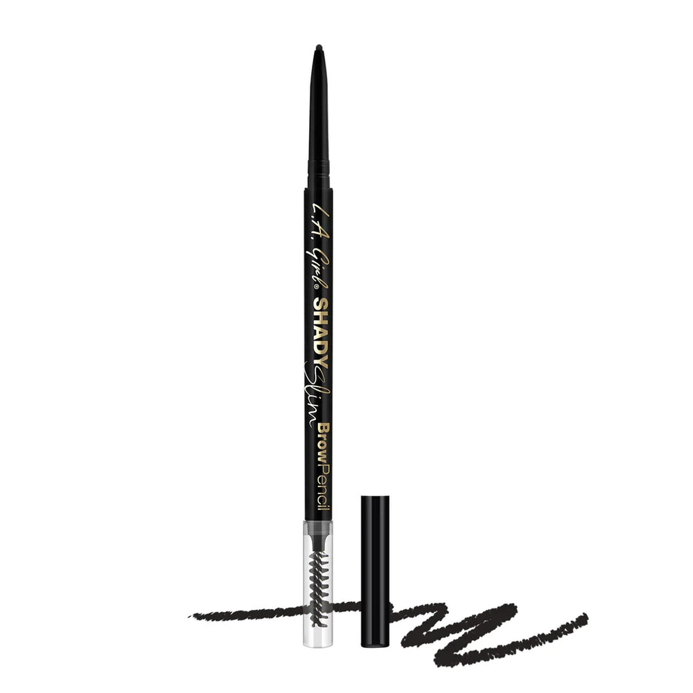 L.A. Girl Shady Slim Brow Pencil-Black 4Pc Set + 1 Full Size Product Worth 25% Value Free