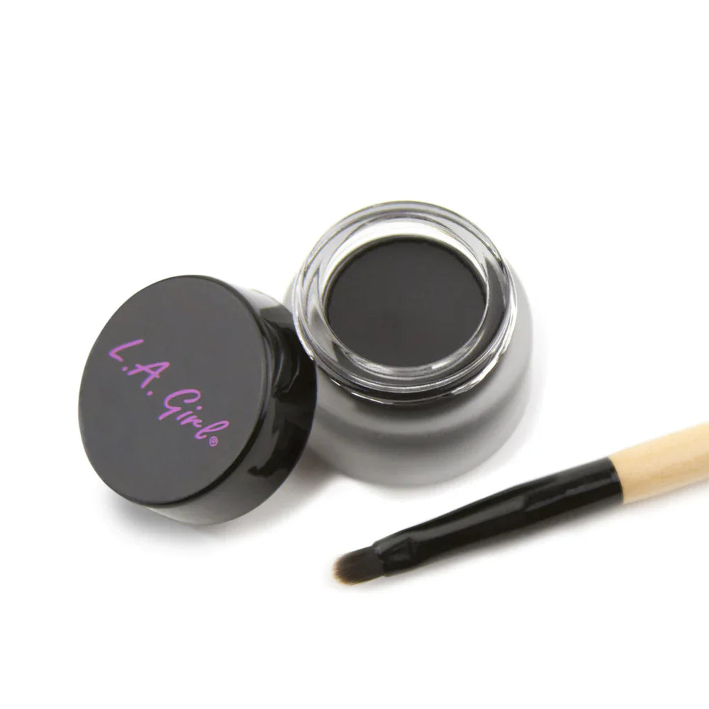 L.A. Girl Gel Liner Jet Black Kit 4pc Set + 1 Full Size Product Worth 25% Value Free