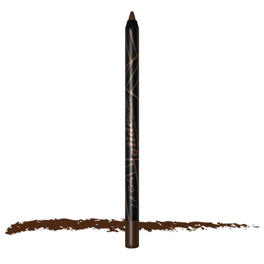 L.A. Girl Glide Gel Eye Liner Pencil - Dark Brown 4pc Set + 1 Full Size Product Worth 25% Value Free