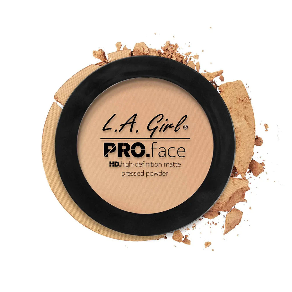 L.A. Girl HD Pro Face Pressed Powder - Nude Beige 4pc Set + 1 Full Size Product Worth 25% Value Free