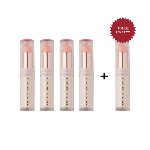 Milani Rose Lip Balm 04 Lip Balm 4pc Set + 1 Full Size Product Worth 25% Value Free