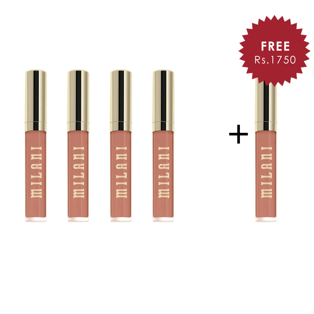 Milani Stay Put Liquid Lip Longwear Lipstick 10/10 4pc Set + 1 Full Size Product Worth 25% Value Free