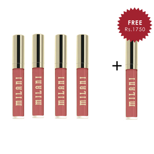 Milani Stay Put Liquid Lip Longwear Lipstick Snatched 4pc Set + 1 Full Size Product Worth 25% Value Free