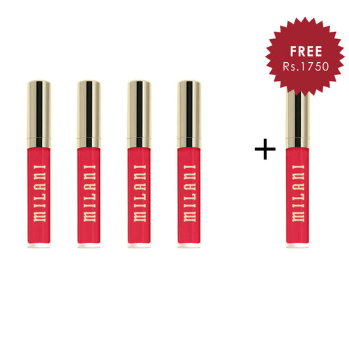 Milani Stay Put Liquid Lip Longwear Lipstick Main Character 4pc Set + 1 Full Size Product Worth 25% Value Free