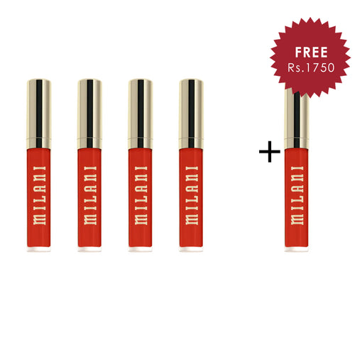 Milani Stay Put Liquid Lip Longwear Lipstick That Girl 4pc Set + 1 Full Size Product Worth 25% Value Free