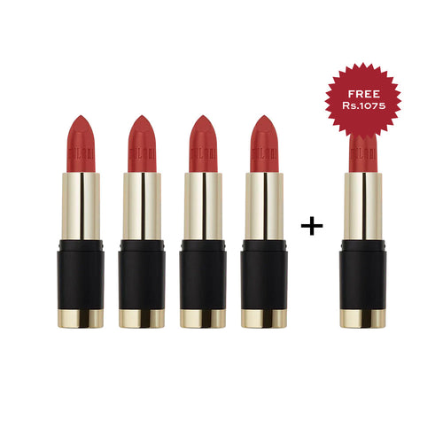 Milani Bold Color Statement Matte Lipstick I Am Fierce 4pc Set + 1 Full Size Product Worth 25% Value Free