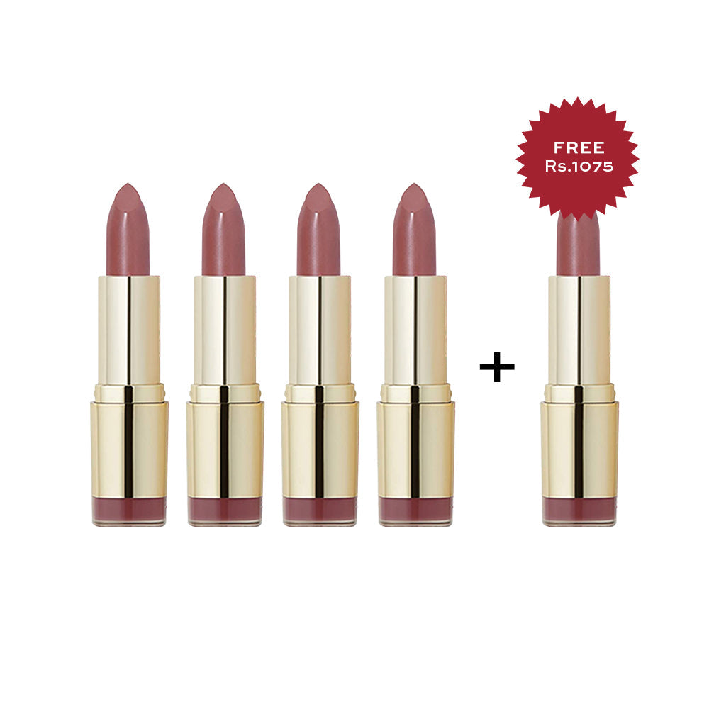 Milani Color Statement Lipstick 42 Rose Femme 4pc Set + 1 Full Size Product Worth 25% Value Free