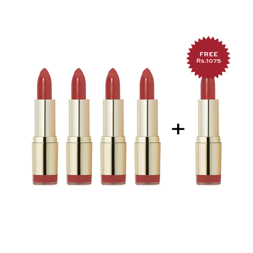 Milani Matte Color Statement Lipstick Matte Beauty 4pc Set + 1 Full Size Product Worth 25% Value Free