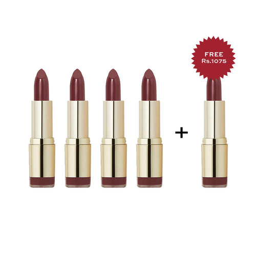 Milani Color Statement Matte Lipstick 77 Matte Tender 4pc Set + 1 Full Size Product Worth 25% Value Free