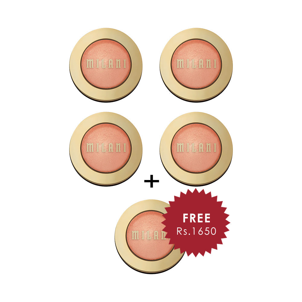 Milani Baked Blush Luminoso 4pc Set + 1 Full Size Product Worth 25% Value Free