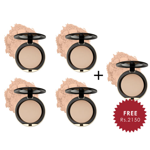 Milani Conceal + Perfect Shine-Proof Powder Fair 4pc Set + 1 Full Size Product Worth 25% Value Free
