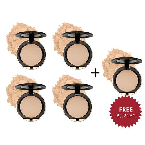 Milani Conceal + Perfect Shine-Proof Powder Nude 4pc Set + 1 Full Size Product Worth 25% Value Free