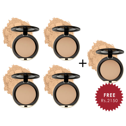 Milani Conceal + Perfect Shine-Proof Powder Natural Light 4pc Set + 1 Full Size Product Worth 25% Value Free